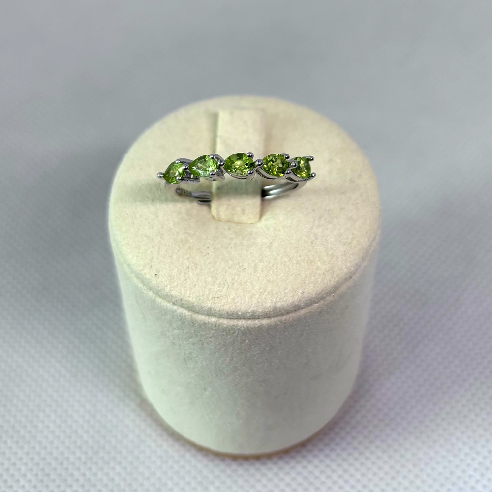 Peridot anniversary ring